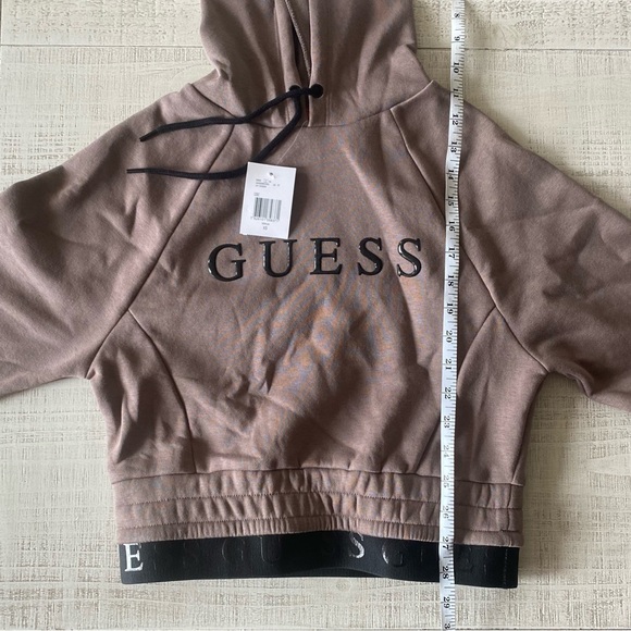 Guess Cropped Logo Hoodie [NWT] - Picture 5 of 9